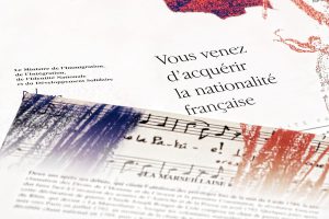 lettre notifiant l'obtention de la nationalité française